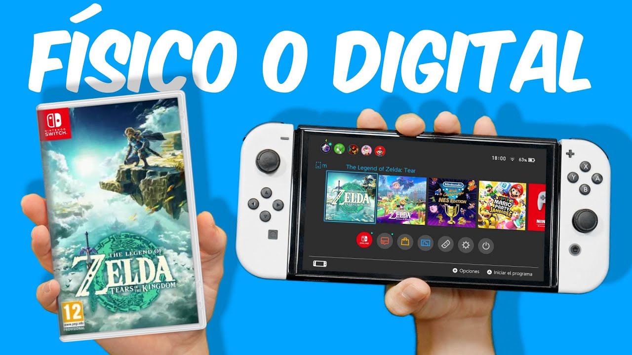 ¿Físico o Digital? ✅ Qué carga más rápido en Nintendo Switch
