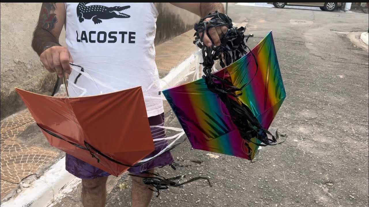 Aparei as pipas avoadas da rua de trás 