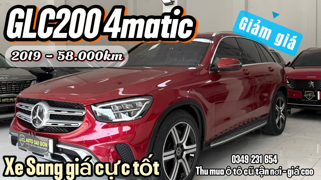 Xe sang quốc dân nay giá cực tốt Mer GLC200 4matic 2019 odo 58.000km xe đẹp chuẩn chỉ không lỗi nhỏ
