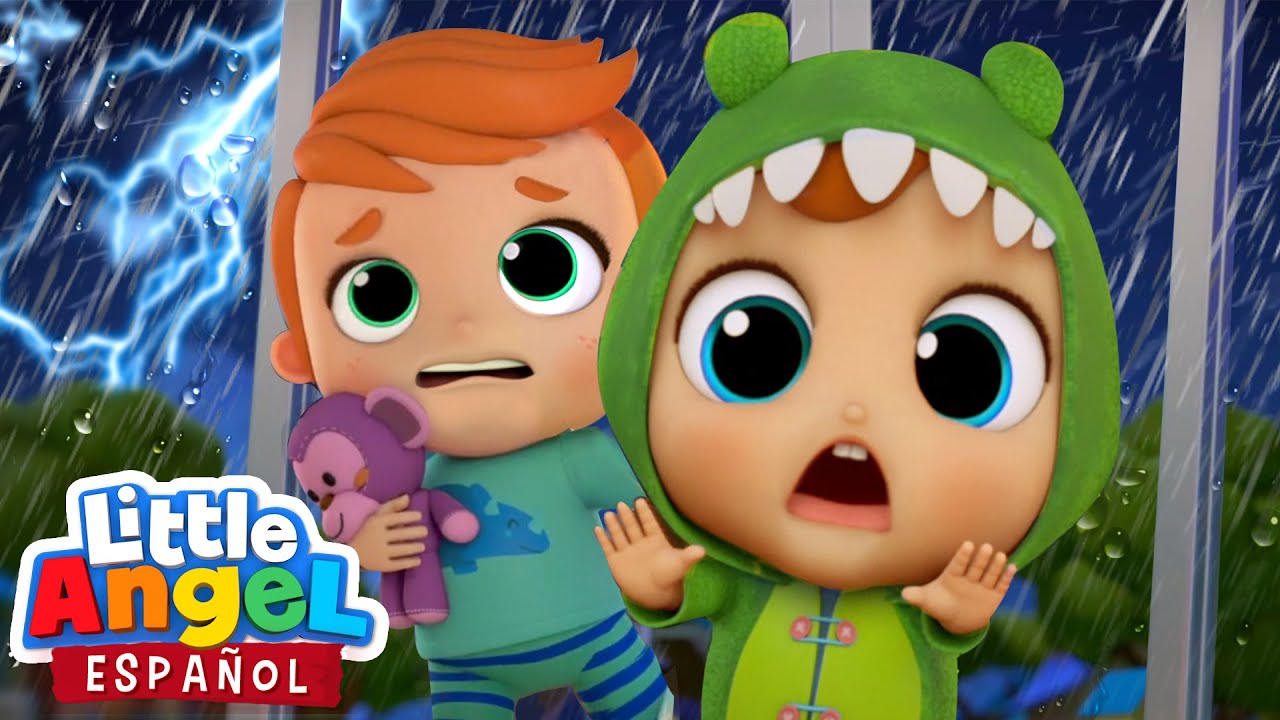 ¡Tormenta Vete Ya! ⛈️ | Canciones Infantiles de Bebé Juan | Little Angel Español