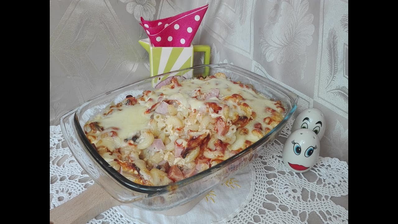 обжаренные макароны для пиццы