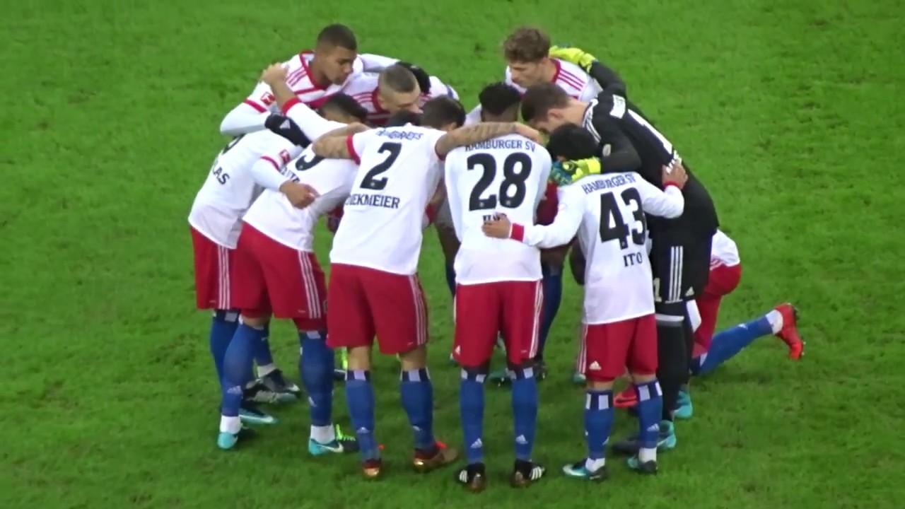 Hamburger SV gegen Vfl Wolfsburg! Hymne & Einlauf! :-)