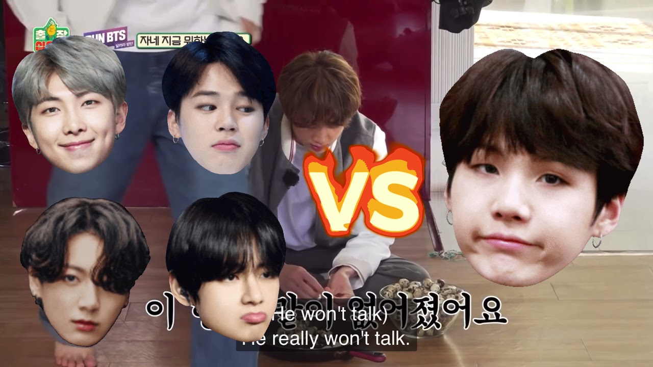 Yoongi Being A Stone vs Maknae Line  (Unbothered King Suga) - Run BTS x Game Caterers 2021 Ep.141