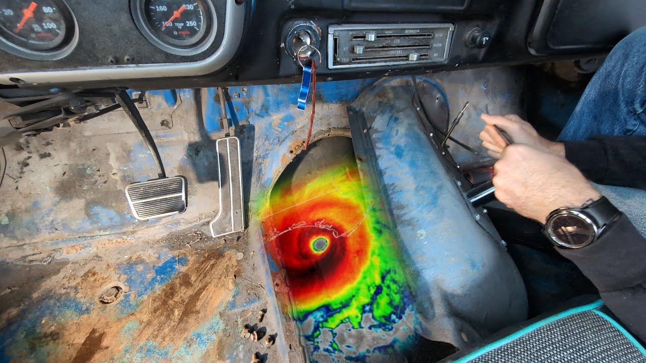 Installing a Mr. Gasket 7668 Shifter During a Hurricane