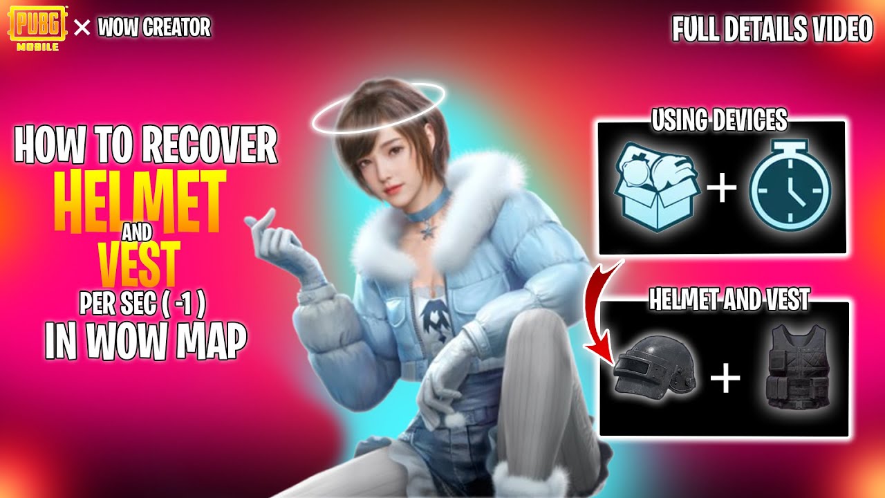 How to Recover Helmet & Vest in WoW Map &ndash; #pubgmwow #pubgmobile #legendop #wowmap #wowpakistanseries