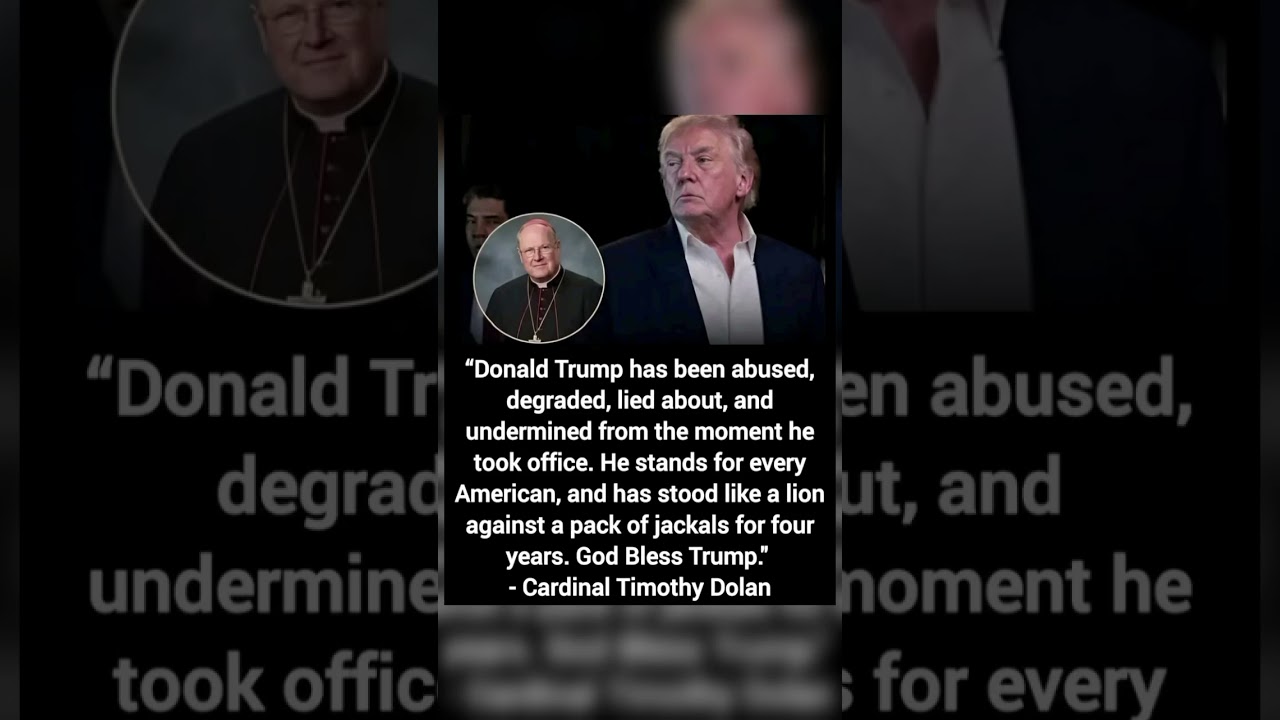 ​Did Cardinal Dolan REALLY say this about Trump?! 😱 #shorts
