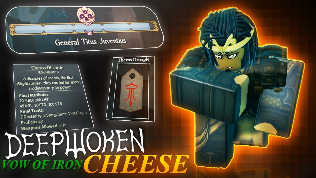 How To Get Titus Memento Vow Of Iron Cheese | Deepwoken