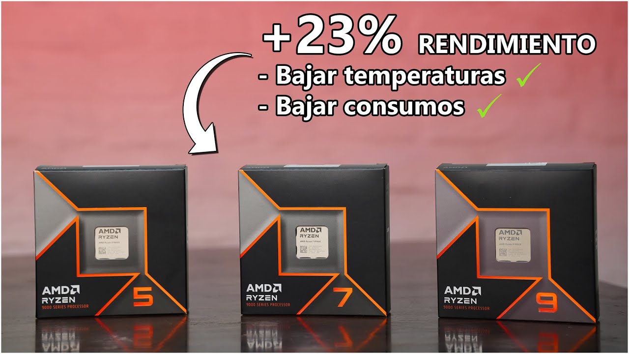 Cómo sacar TODO EL JUGO de RYZEN 9000 y 7000: PBO + UNDERVOLT | impresionante mejora de rendimiento