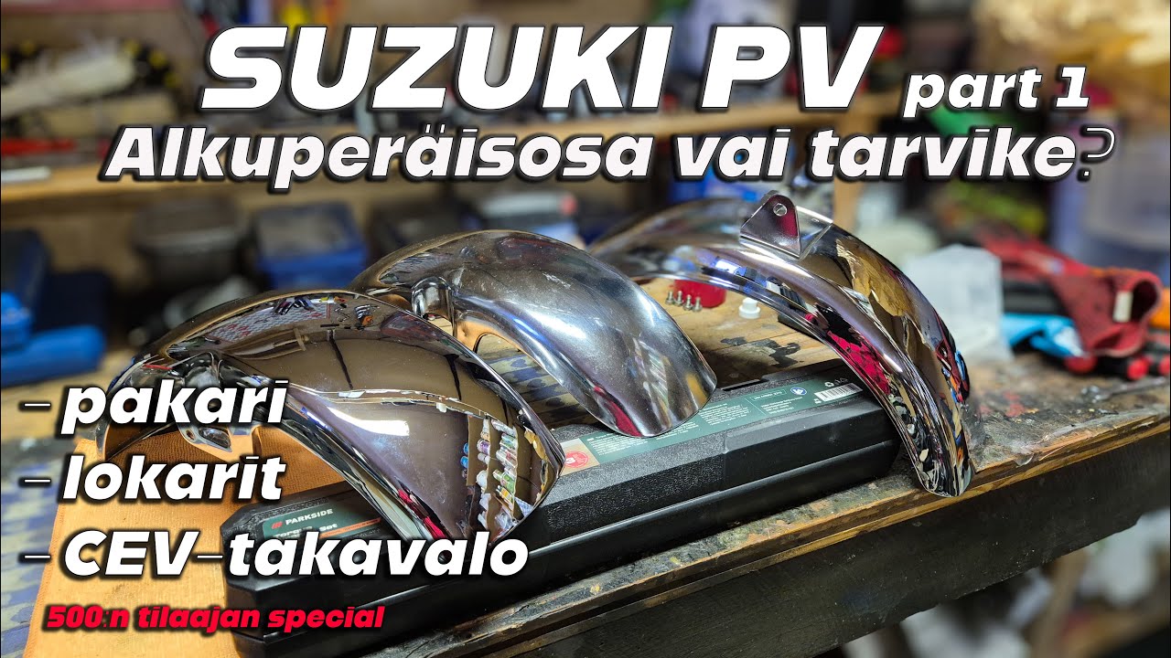 Suzuki PV:n alkuperäisosavertailu. Part 1