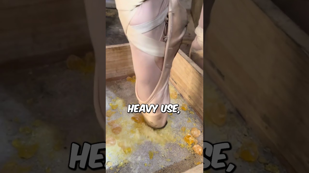 Why Ballet Dancers Destroy Their Shoes #shorts