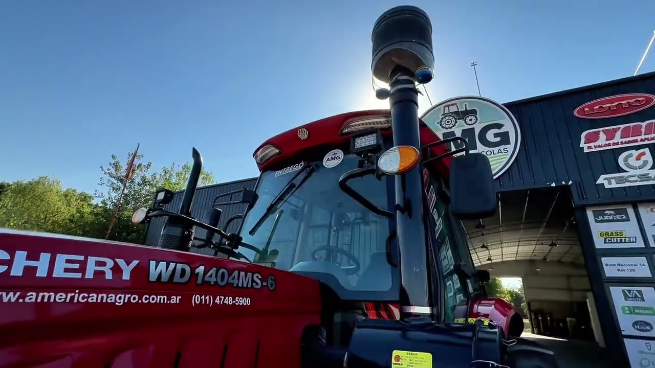 Tractor CHERY 140 HP - 6 Cilindros - AMG - Maquinas agricolas - WD 1404 MS 6