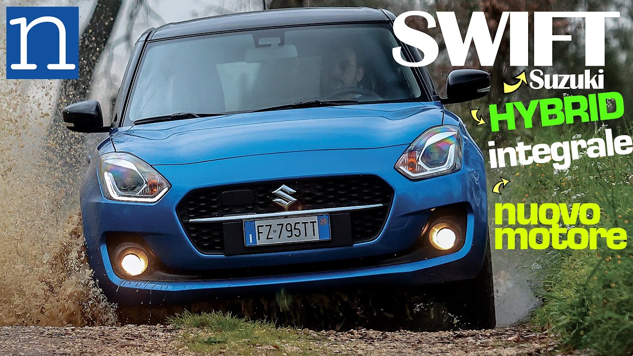 Suzuki Swift Hybrid AllGrip 4WD 4x4 💥 prova come va il nuovo motore 1.2 MHEV trazione integrale