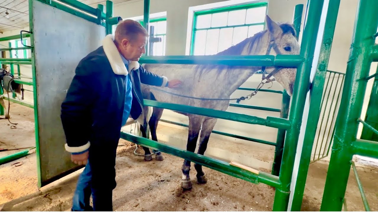 Олег Зубков даже 31 декабря снова на разорившейся ферме засыпанной снегом!