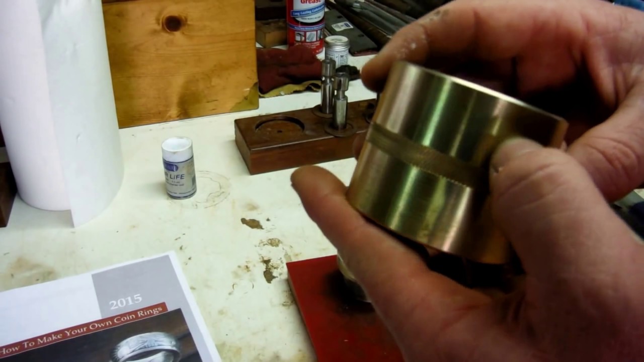 Coin Ring Making Pro Tip! #1 How to use your self centering coin punch. Tips & Tricks