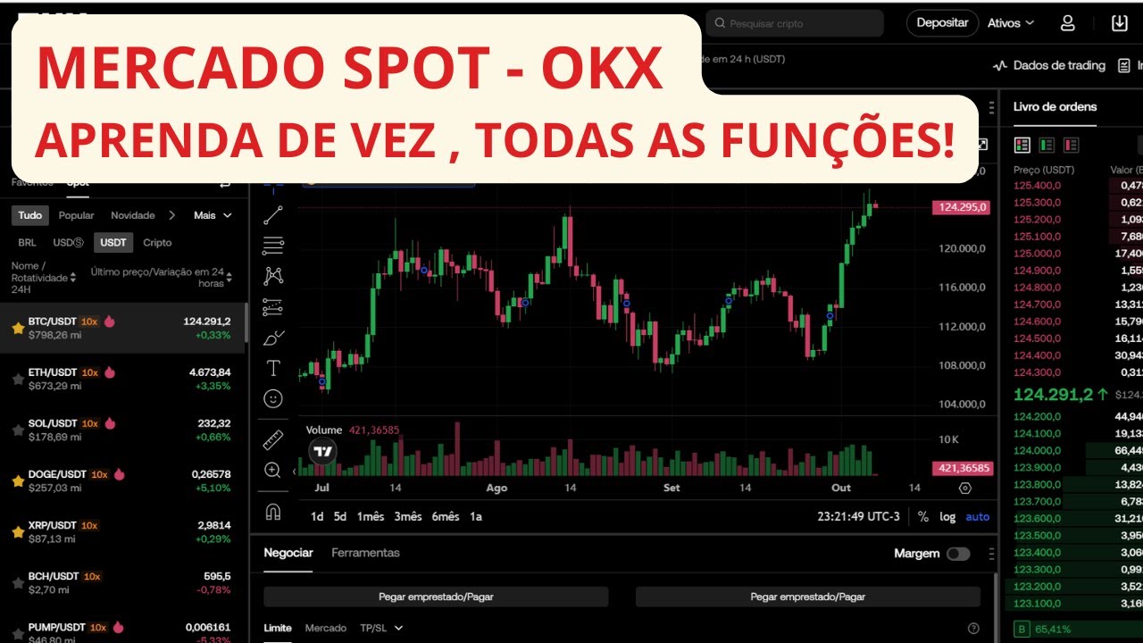 MERCADO SPOT NA OKX: Como Usar, Configurar Gr&aacute;ficos e Tipos de Ordens (Guia Completo 2026)