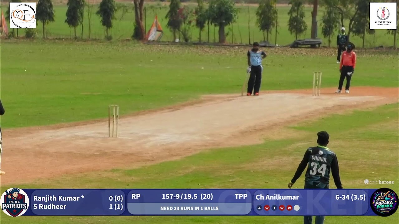 TEAM PORAKA PORAKA Vs REAL PATRIOTS || MSN CRICFIT T20 PREMIER LEAGUE SEASON 2