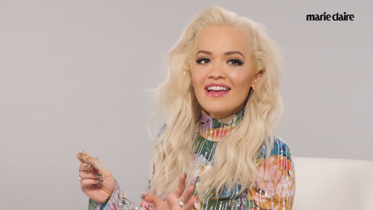 Rita Ora Plays High Stakes Jenga | Marie Claire