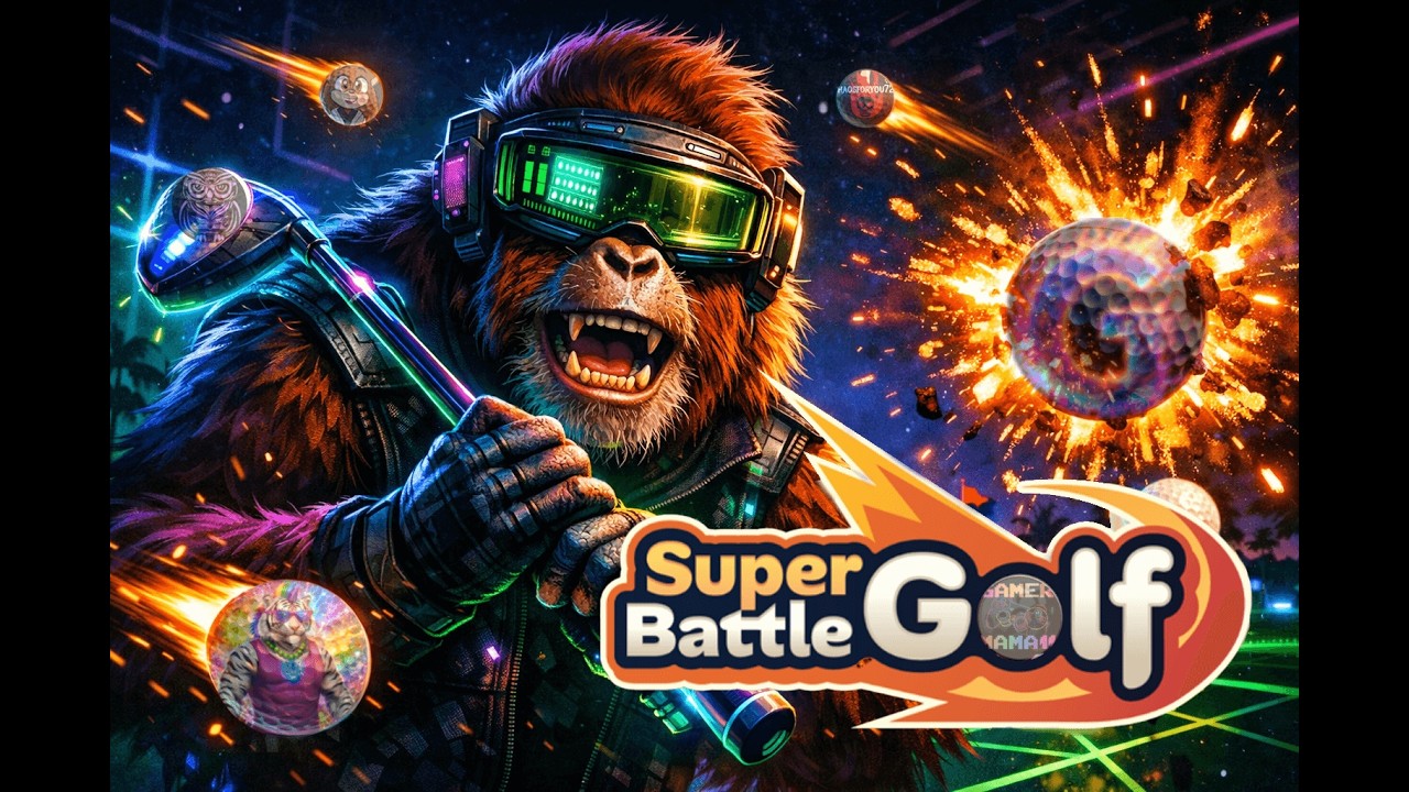 (Vert) MOM! Faffrd is Weaponizing His Balls! w/ friends! | Super Battle Golf