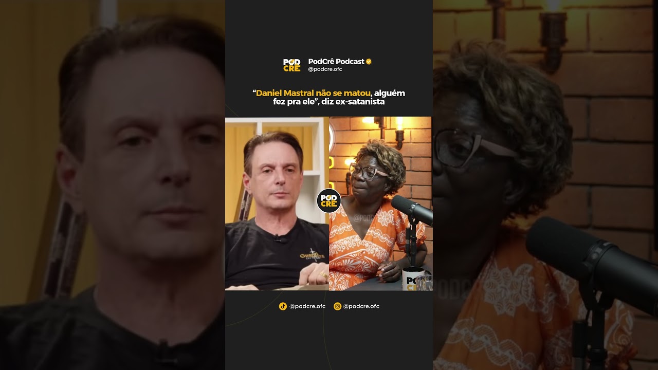 DANIEL MASTRAL N&Atilde;O SE MATOU..., DIZ EX SATANISTA