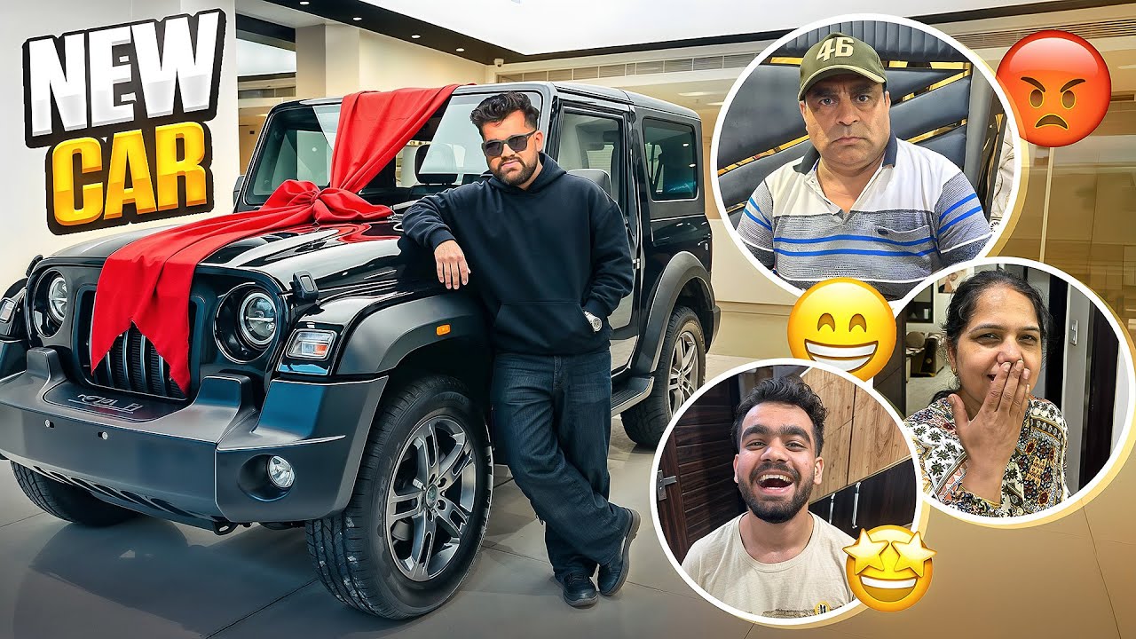 MY FAMILY REACTION TO MY NEW CAR😭