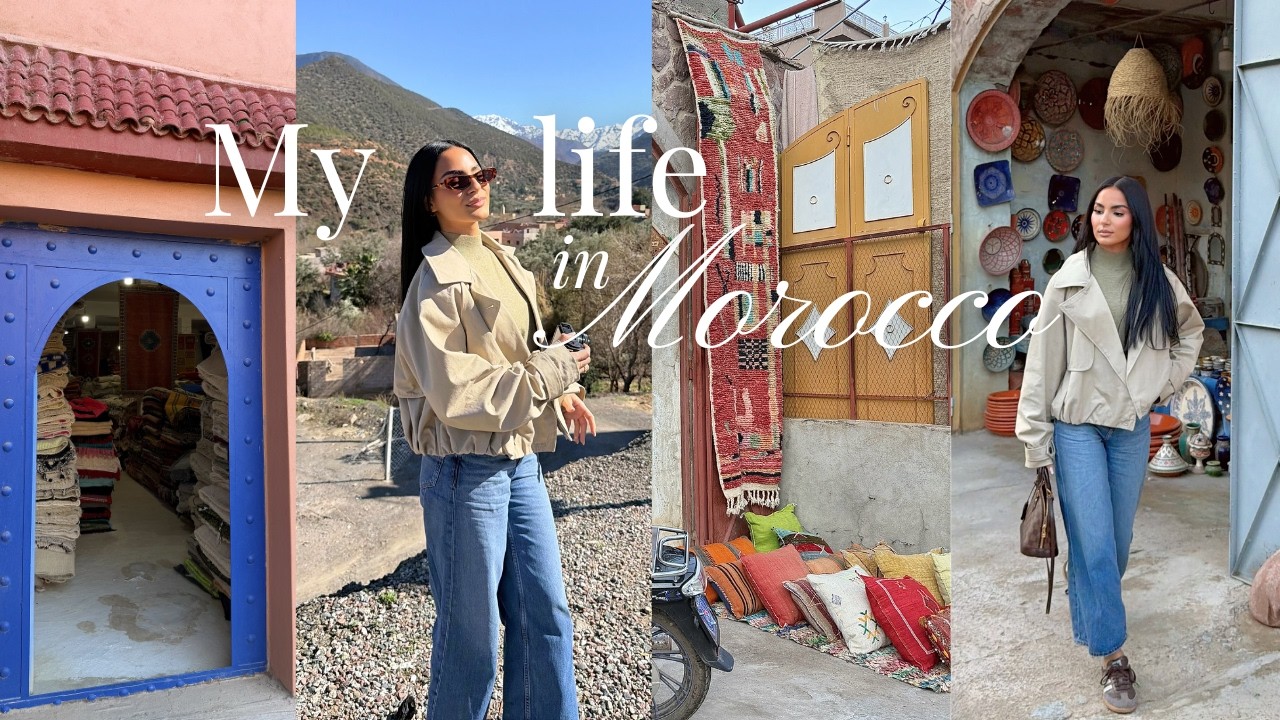 Cozy mountain day in Morocco | traditional food, artisan shops & night routine