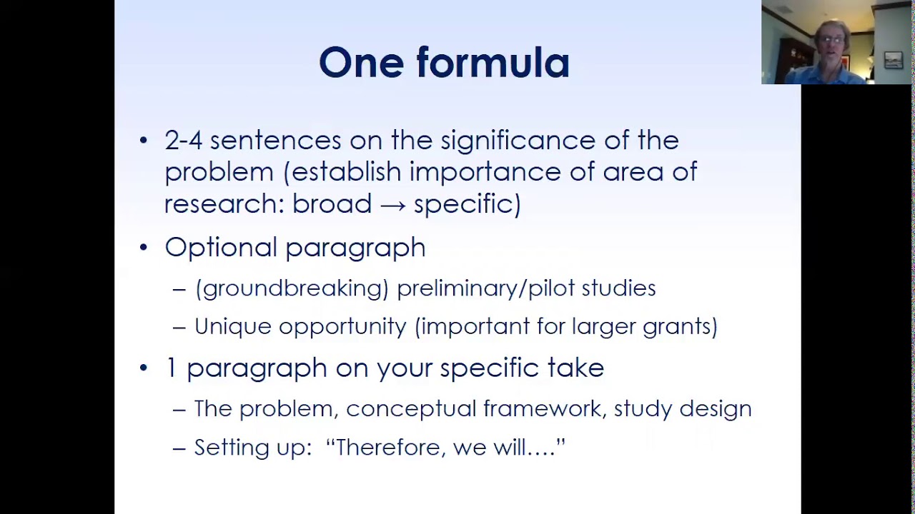 Writing Effective Specific Aims with Dr. Ross Brownson