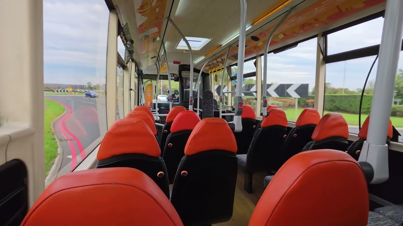 Ride on Trent Barton My15 YJ11 ENO 809 Optare Versa Mercedes Allison