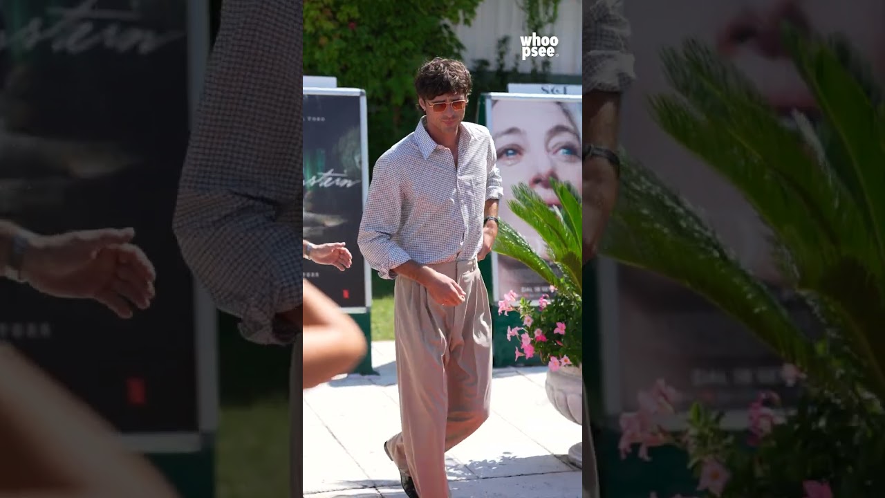 L&rsquo;arrivo di #JacobElordi, che sbarca a #Venezia82 per #Frankenstein