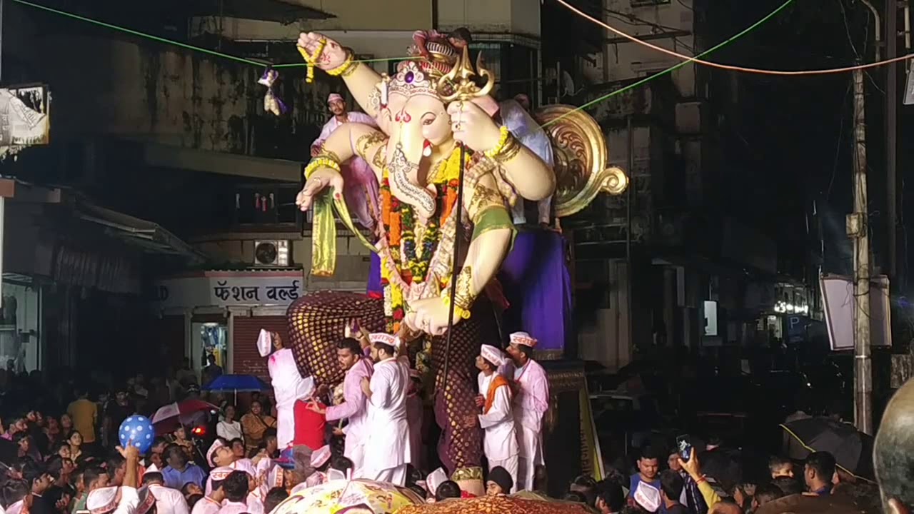Panvel Mirchi galli cha raja visarjan  2019