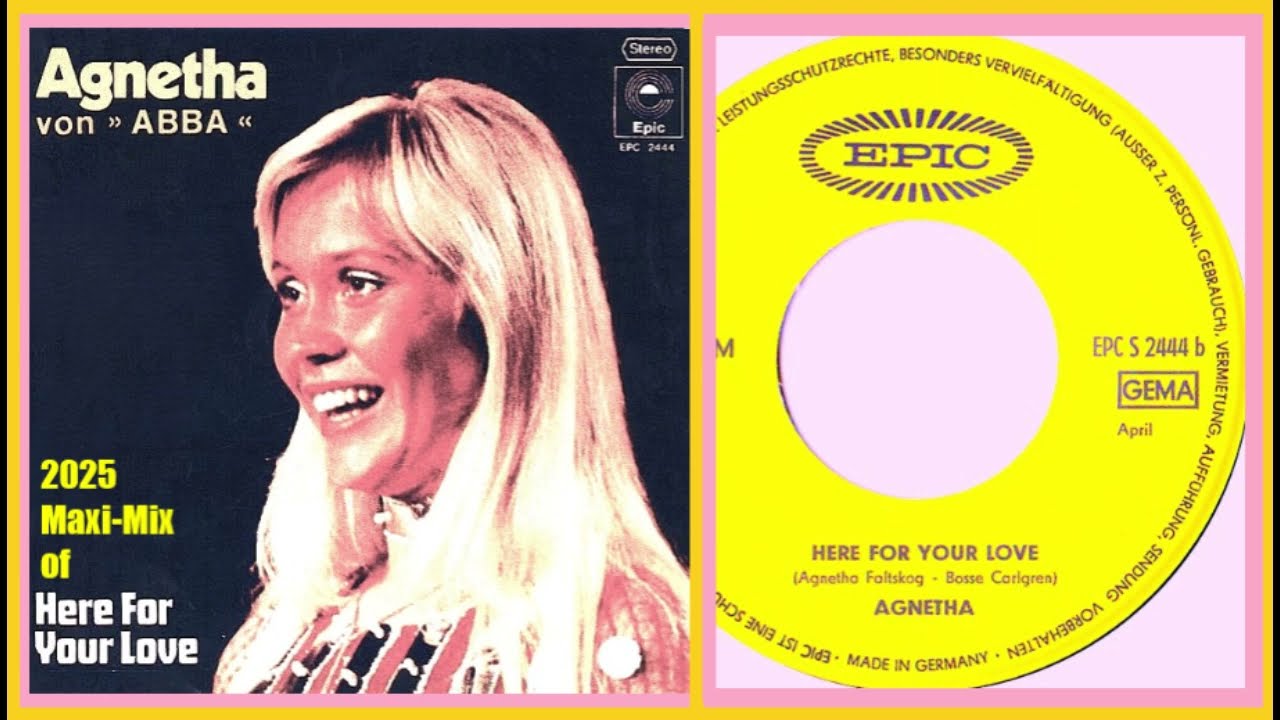 Agnetha Fältskog - Here For Your Love/Golliwog [2025 Maxi-Mixes]
