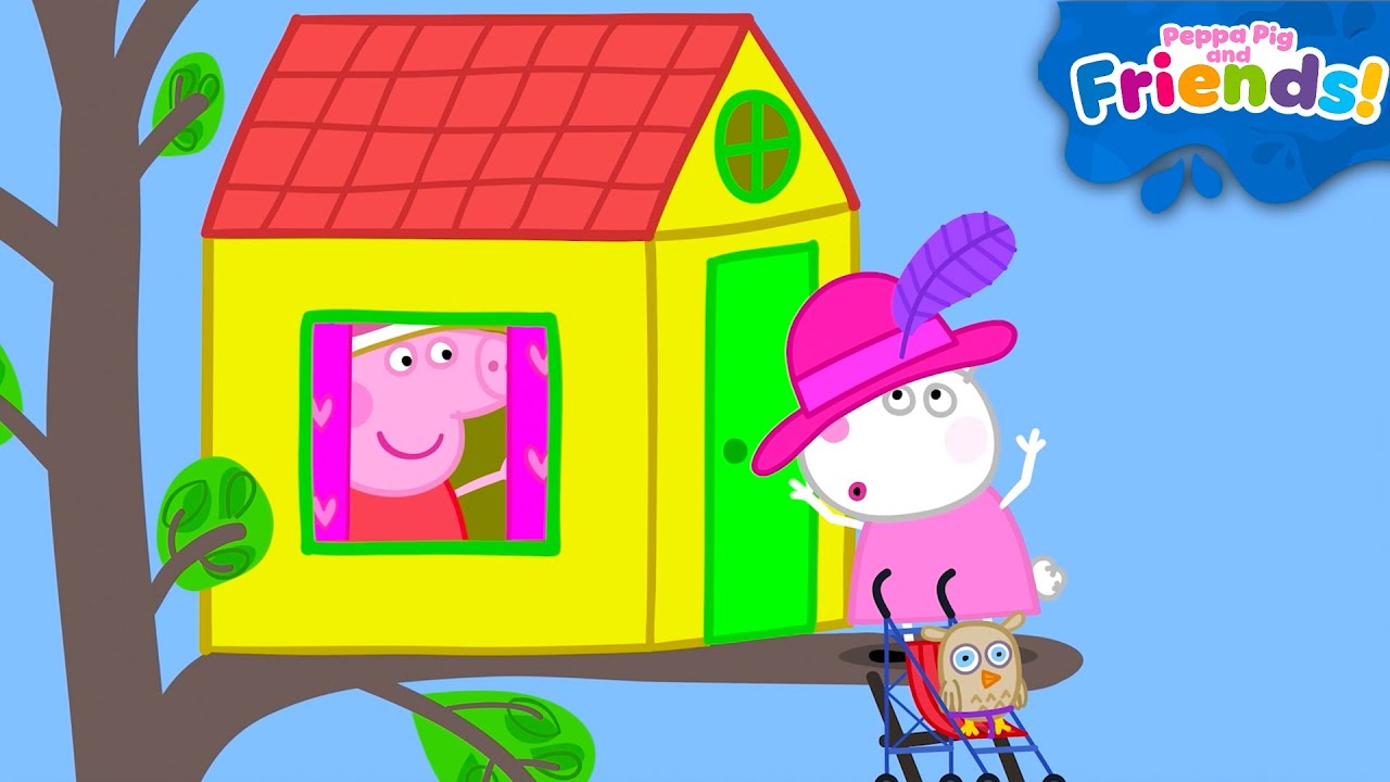 Peppa Pig's Treehouse Sleepover with Suzy Sheep! 🌙🌳 Tales Full Episodes | Cartoon for Kids | 1 Hour