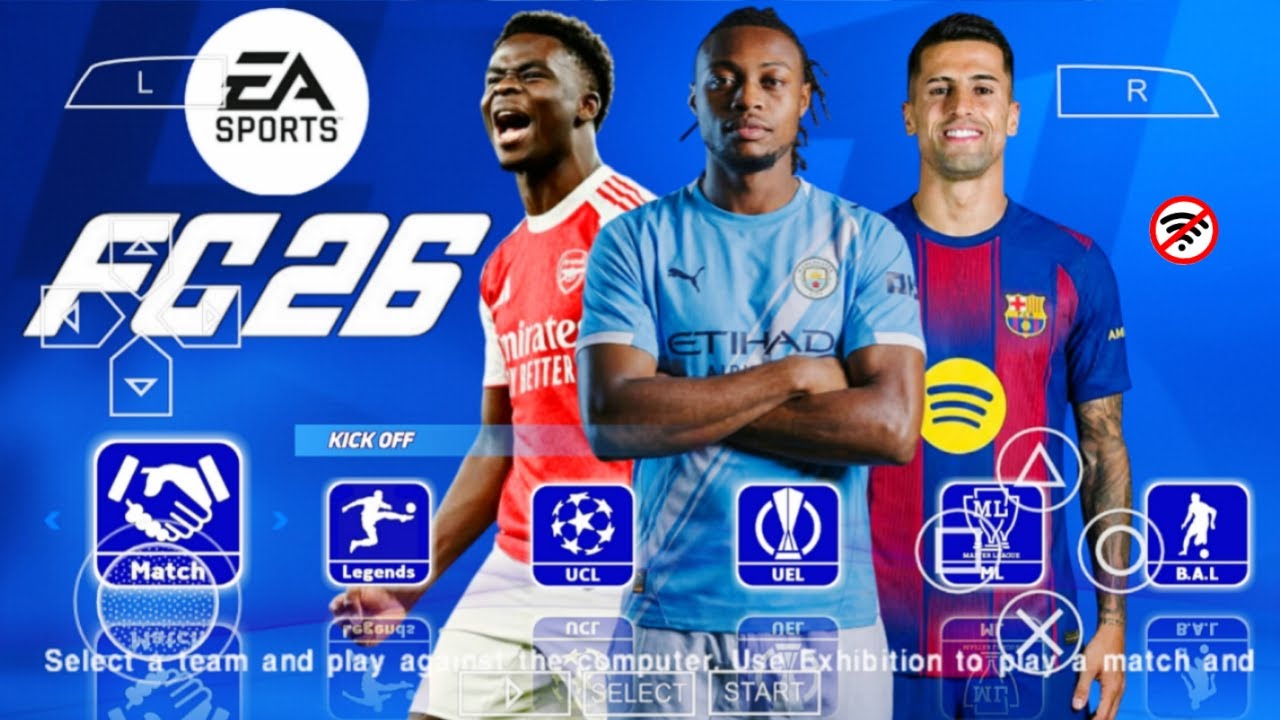 EA SPORTS FC 26 PPSSPP ANDROID ОФЛАЙН КАМЕРА PS5 НОВЫЕ ФОРМЫ ЛИЧНОЙ ЛИГИ ЧЕМПИОНА РЕАЛЬНЫЕ ЛИЦА П...