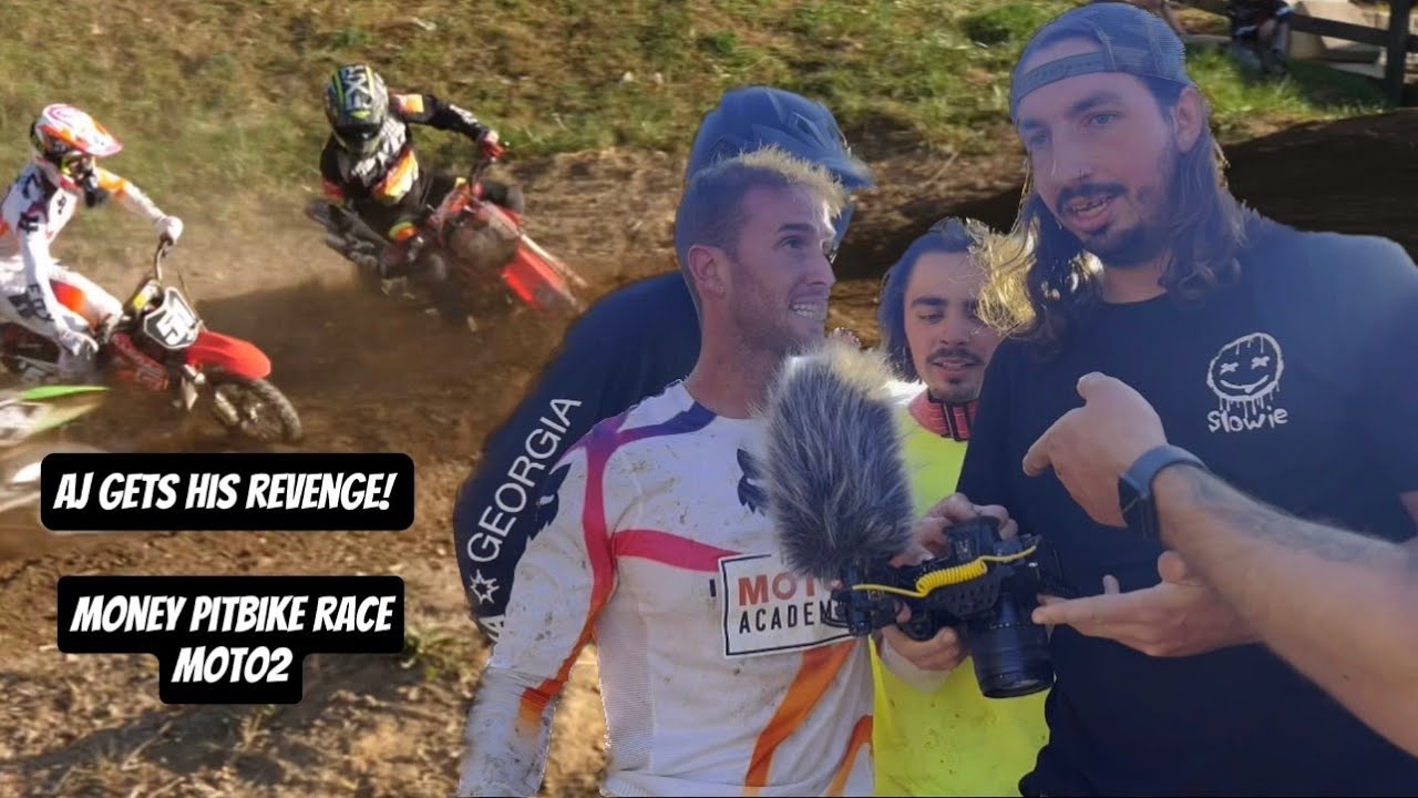 Tomahawk minimoto Pitbike race (AJ Catanzaro) has beef Moto 2's