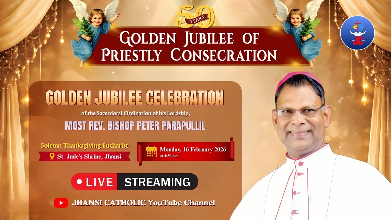 SOLEMN THANKSGIVING EUCHARIST ll SACERDOTAL GOLDEN JUBILEE ll MOST REV BISHOP PETER PARAPULLIL ll