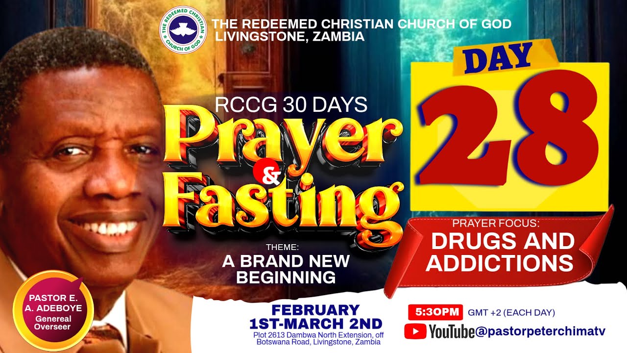 DAY 28 OF THE 30 DAYS II RCCG 2026 FASTING AND PRAYERS II PST PETER CHIMA II 28TH FEB. 2026
