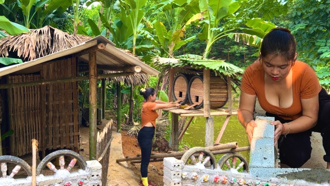 Building a Unique Bamboo House by the Pond – The Result Will Surprise You