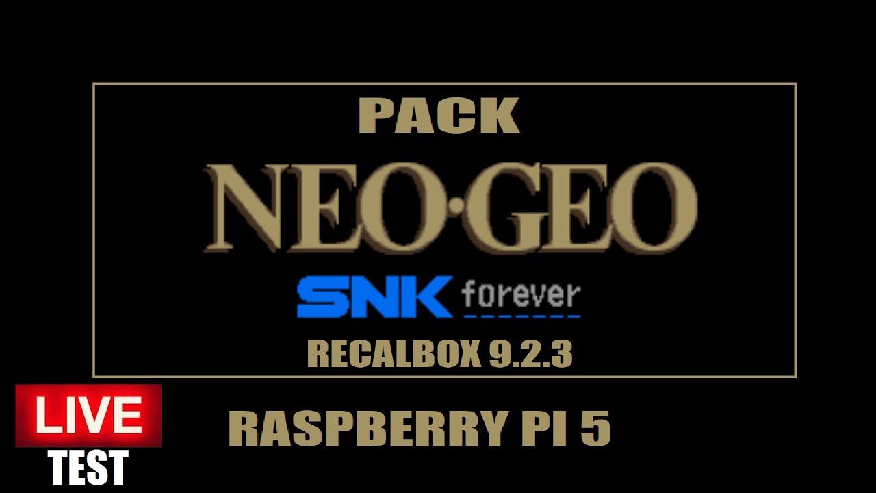 ПАКЕТ NEOGEO RECALBOX 9.2.3