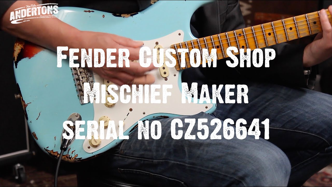 Top Shelf Guitars - Fender Custom Shop Heavy Relic Mischief Maker serial no CZ526641