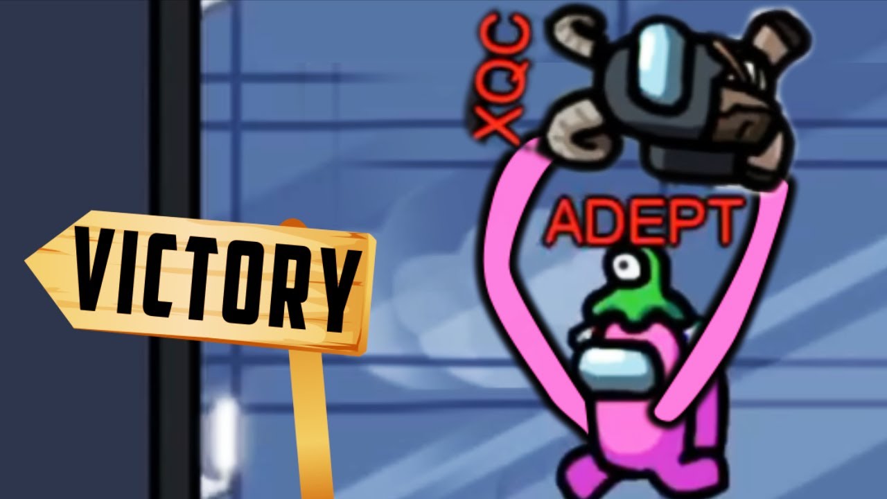 ADEPT CARRIES XQC TO VICTORY! - Among Us with Adept, Soda, Andy and Friends! | xQcOW