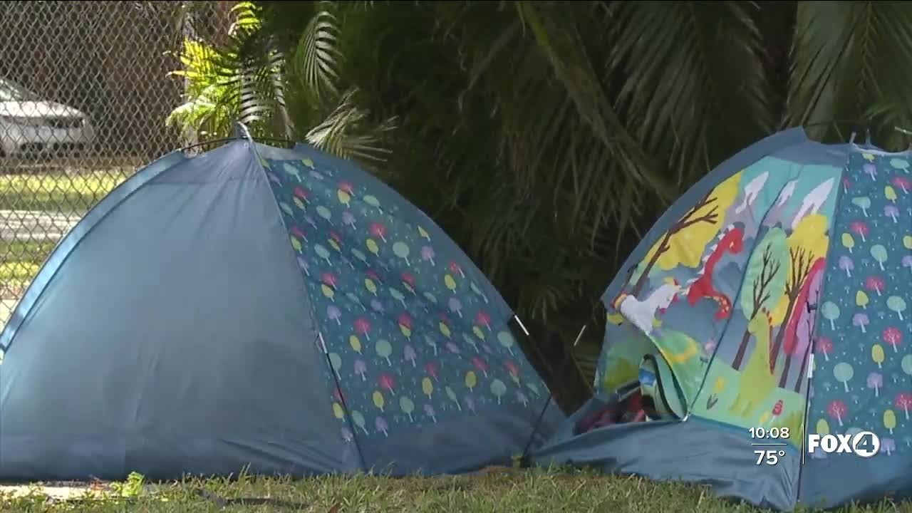 Police order tents to be taken down