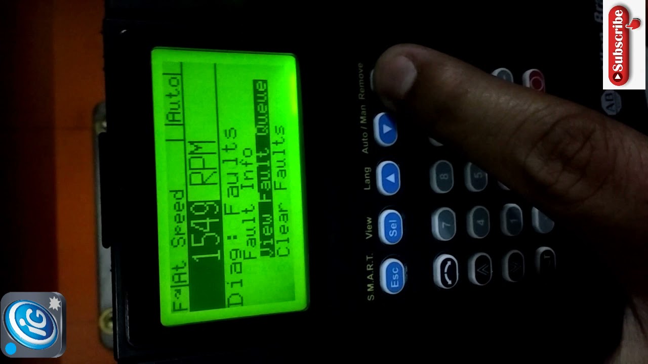 VFD || Variable frequency drive fault how to reset and clear || Allen Bradley VFD || Powerflex700