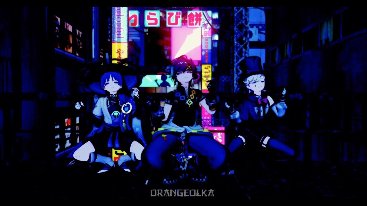【原神MMD/Genshin Impact】Bomb 【Kinich/Wanderer/Lyney】4K