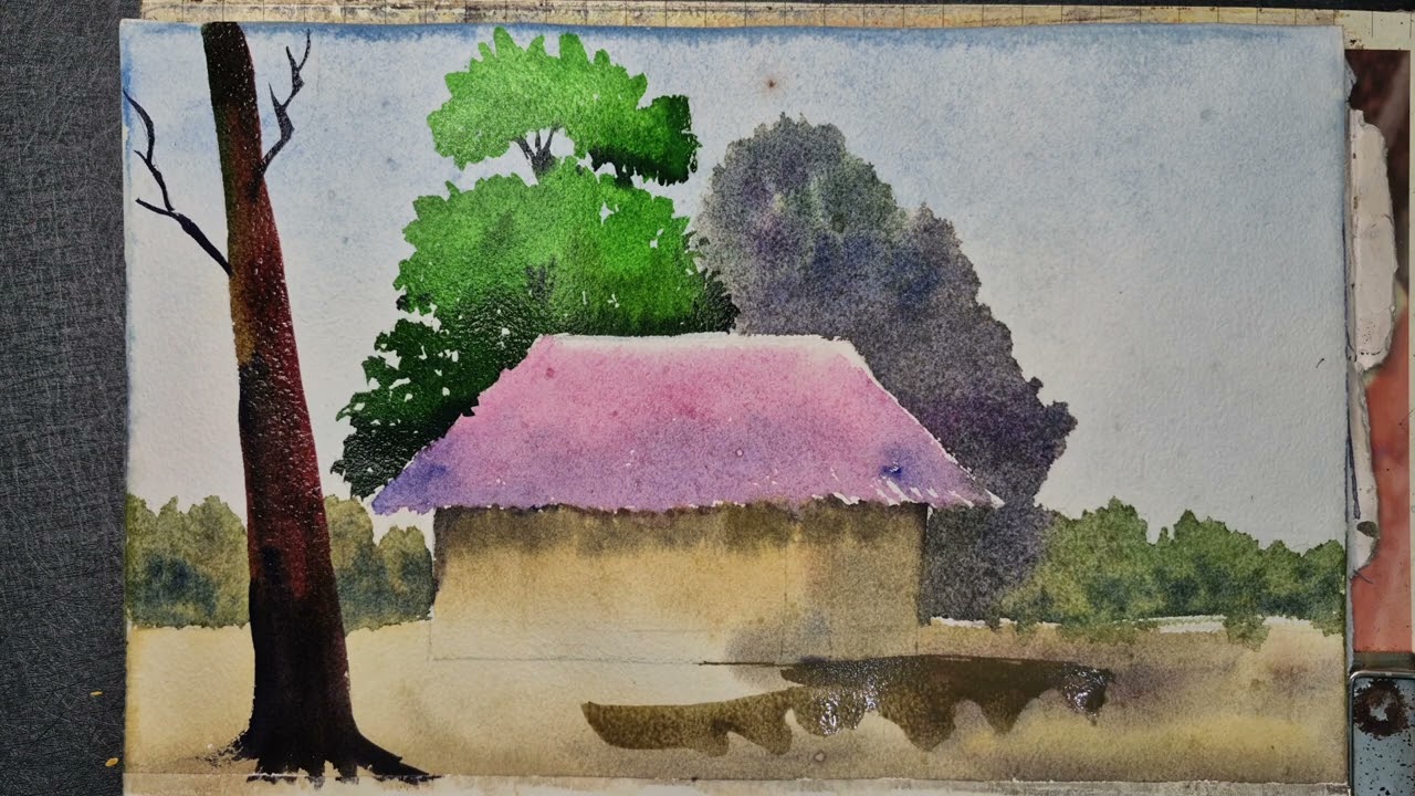 Watercolour painting 