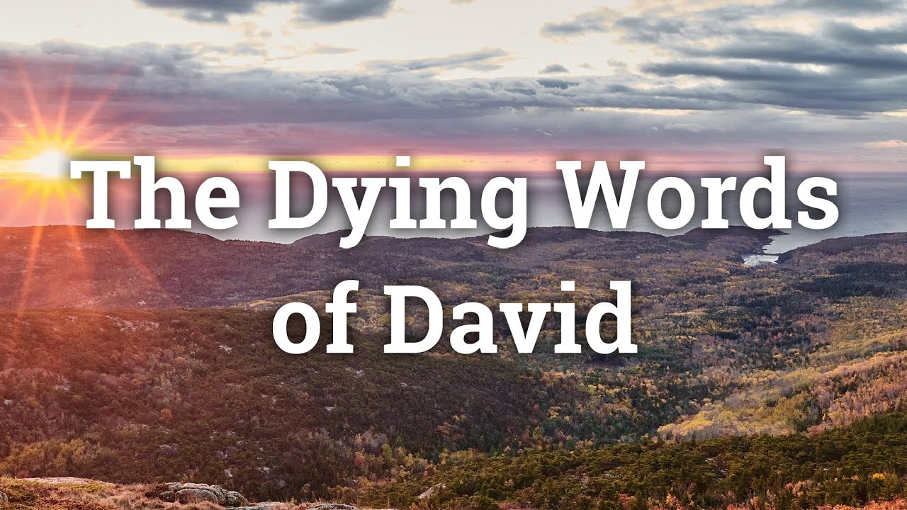 The Dying Words of David - Norman Green