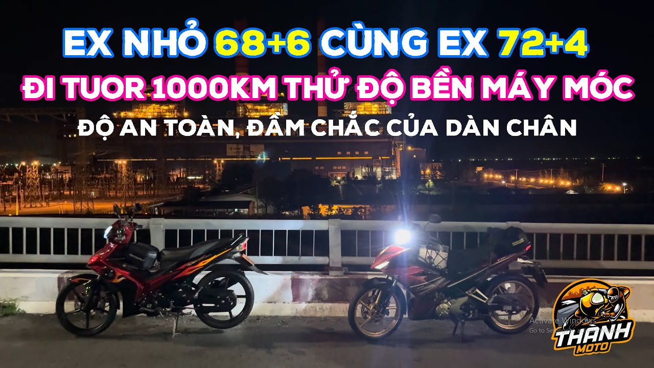 Tuor Đà Nẵng cùng Ex nhỏ 68+6 Fi và Ex 72+4. Trải nghiệm cục máy Tuoring lanh mượt và cực kì bền bỉ