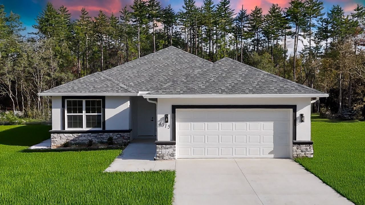 Tour a Brand New Florida Home on Nearly One Acre | NO HOA, NO Carpet, Corner Lot