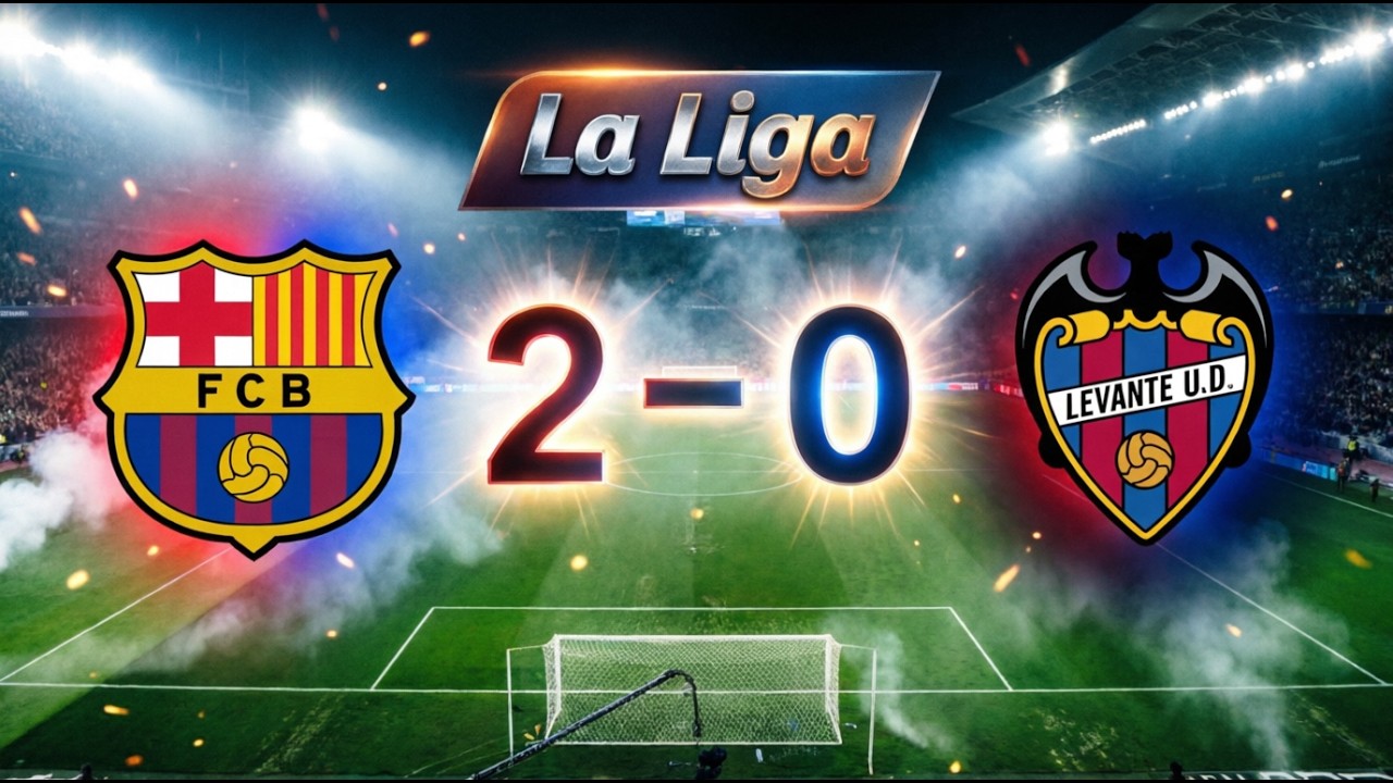 BARCELONA vs LEVANTE 🔥 Full Match LIVE Simulation | La Liga 2025/26