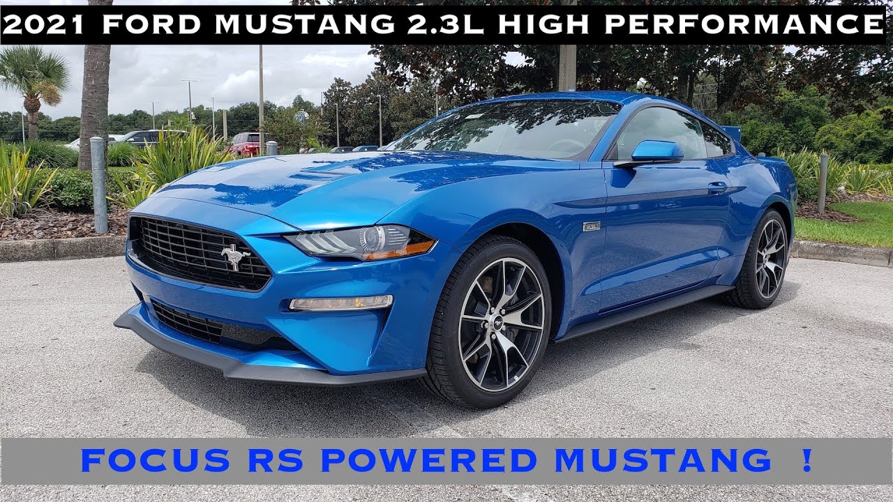Ford Mustang 2.3 L 2021 года выпуска с пакетом High Performance, обзор от первого лица, впечатлен!
