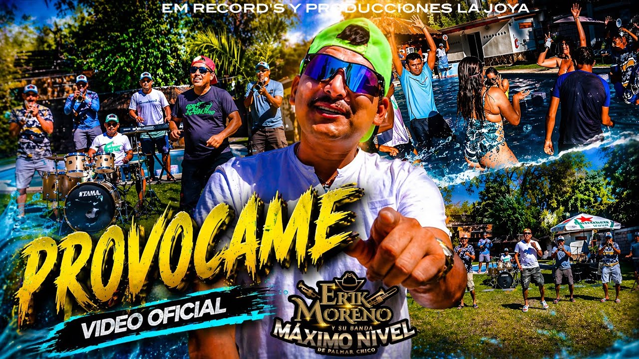 Provocame - Erik Moreno Y Su Banda Máximo Nivel (video oficial) 2024
