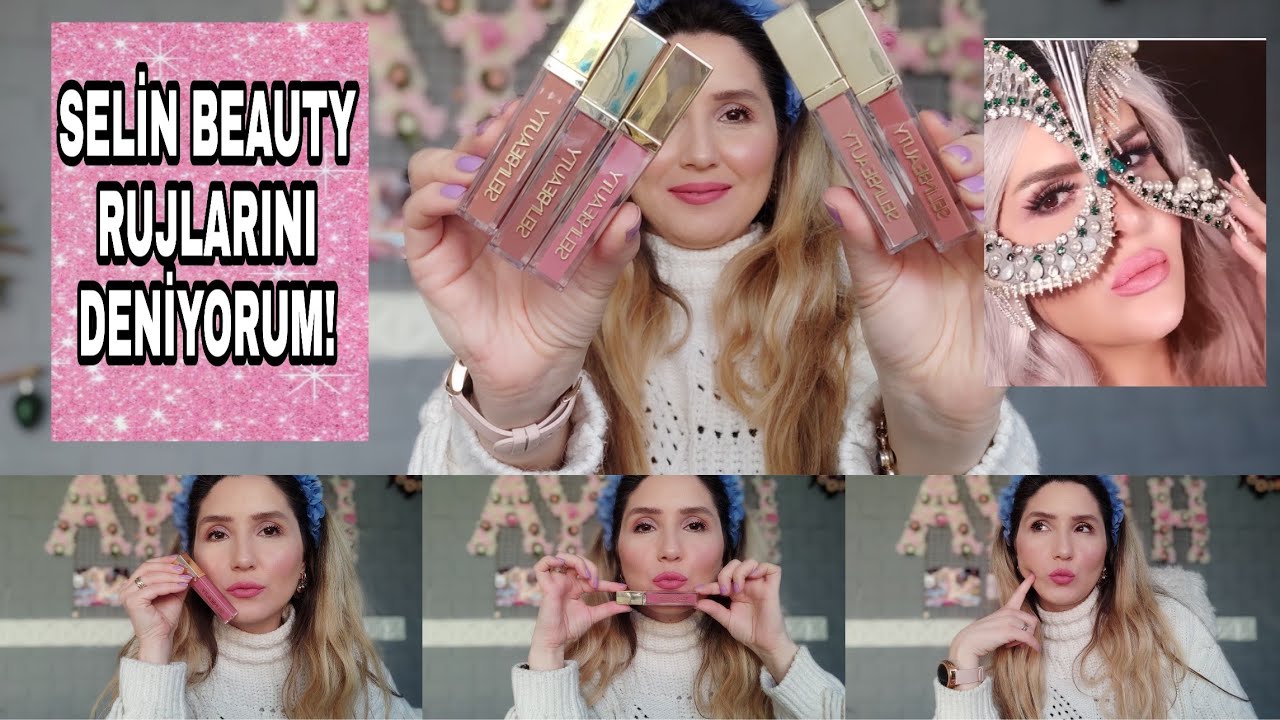 SELİN BEAUTY RUJLARINI DENİYORUM!!! 💄❤️